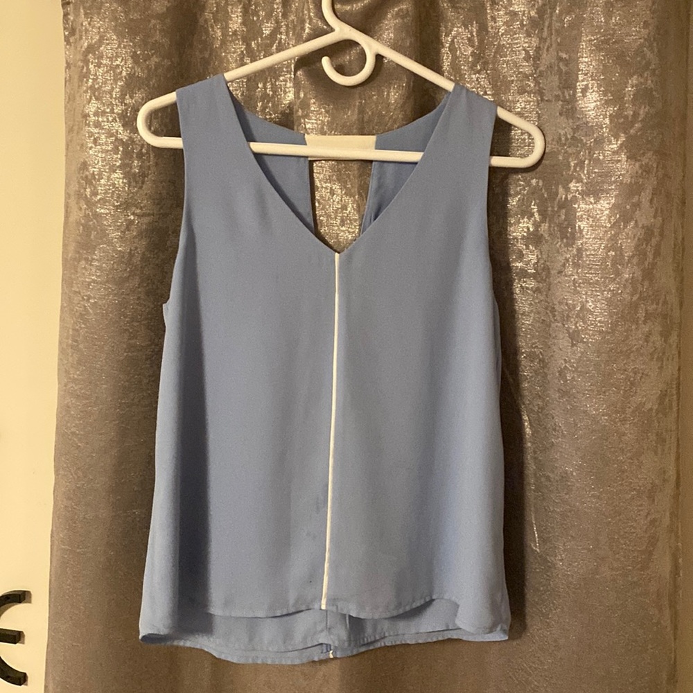 Carolina blue sleeveless top